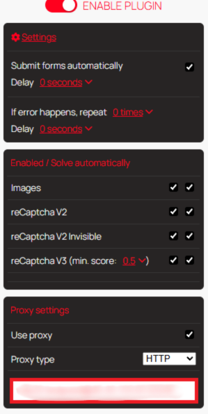 captchaai-enter-proxy-credentials