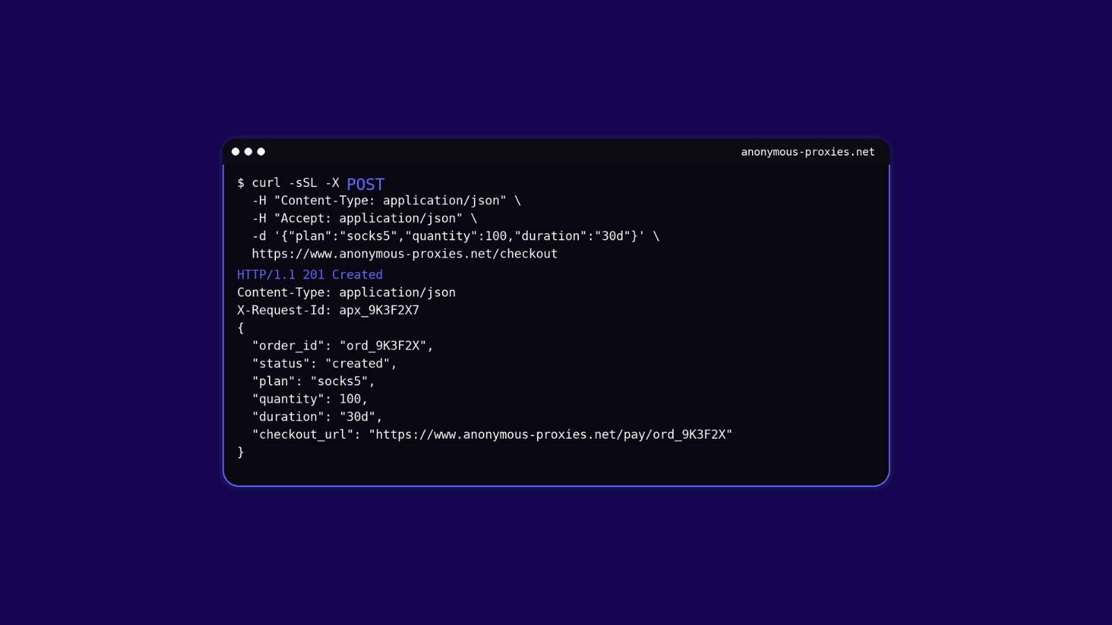 Curl Post Requests Hero Image.