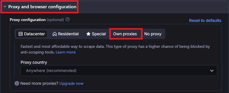 apify-own-proxies