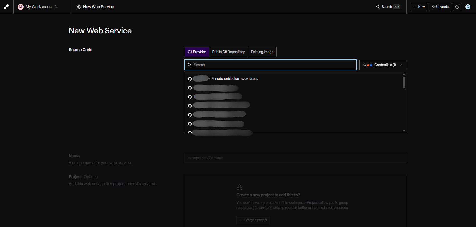render-select-github-repository